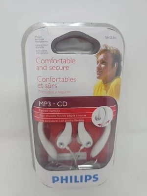 Philips SHS3201 Earhook Headphones Flexible New In Package - Image 1 of 4