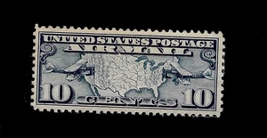 US Air Mail Sc# C 7 Map and Mail Planes Mint H - Centered - Picture 1 of 1
