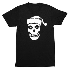 Misfits Nikolausmütze purpurrot Geist Punk Rock Weihnachten Parodie Grafik SHIRT - Bild 1 von 16