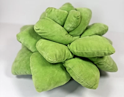 Almohada de felpa suculenta Green Philosophy Co cojín planta decoración del hogar suave Foto 1 de 4