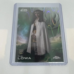 2025 Topps Chrome Star Wars Tasi Lowa Ray Wave Raro - Imagen 1 de 6