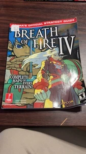 Prima's Breath of Fire IV Official Strategy Guide PlayStation Used - Imagen 1 de 8
