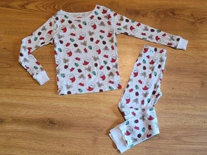 Holiday 2-Piece Pajama’s Sleepwear w/Santa & Reindeer Boys Size 8 - Picture 1 of 3