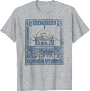 Camiseta con Capucha Free Palestine Vintage Stamp Stand for Peace Medio Oriente - Imagen 1 de 11