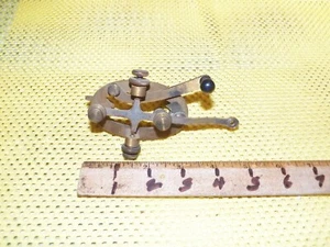 Ancienne clé télégraphique MESCO code morse - manque le tampon doigt - Photo 1/3