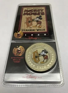 Disney Store - The Disney Decades Coin "1928 Steamboat Willie" - Picture 1 of 7