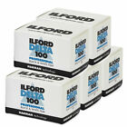 5x Ilford Delta 100 Professional 35 mm schwarz & weiß Film (36 Belichtung)