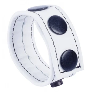 The Red Cocky White Leather Cockring Potenzring Weiß Penisring - Bild 1 von 3