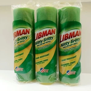 ( 3 Pack ) Libman Nitty Gritty Roller Sponge Mop Refill - Picture 1 of 1