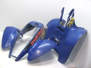 Polaris trail Blazer 250 OEM Blue plastic front and rear fenders set - Picture 1 of 19