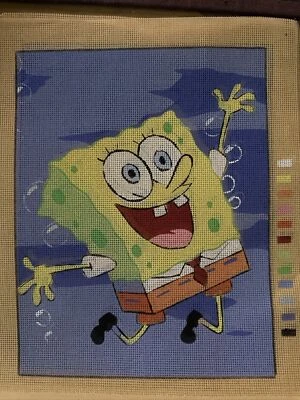 needlepoint canvas 25x30 Cm  Temeljkovic Canvas Only Sponge Bob - Image 1 of 3