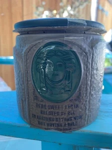 NEW DISNEY PARKS CERAMIC JAR HAUNTED MANSION TOMB MADAME LEOTTA SCENTED CANDLE  - Picture 1 of 7