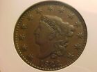 BEAUTIFUL+1822+CORONET+HEAD+LARGE+CENT+ANACS+N-2+VERY+FINE+30+RARE+COIN