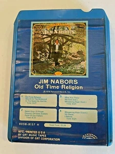 8 Track Tape JIM NABORS - OLD TIME RELIGION - Imagen 1 de 4