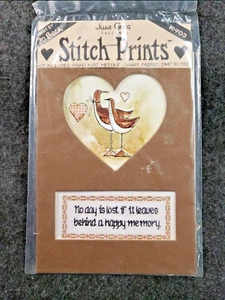 June Grigg Stich Drucke Kreuzstich Set K-703 Vogel Köder Druck von Jo Beck (SB3) - Bild 1 von 24