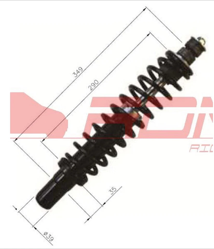 AMMORTIZZATORE ANTERIORE CHATENET MEDIA BELLIER ASSO TWO LIFE GINEVRA RDMAE005 - Immagine 1 di 1