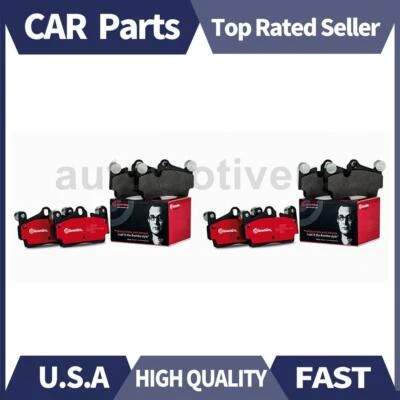 Front Rear Disc Brake Pad Set 2 X Brembo For Nissan 2013-2018 - Image 1 of 4