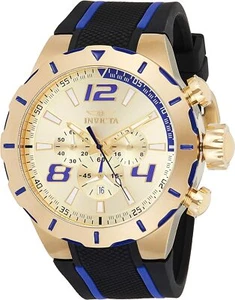 Invicta Herren 20107 S1 Rally Analoganzeige Japanisch Quarz Schwarz Silikon Uhr - Bild 1 von 4