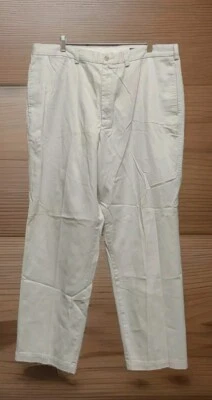 Daniel Cremieux Pleated Front Ivory Beige Khaki Dress Pants Men's Size 38x32 - Image 1 of 4