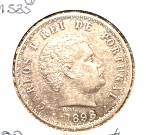 Portugal 1898 500 reis KM 535 XF+ - Picture 1 of 2