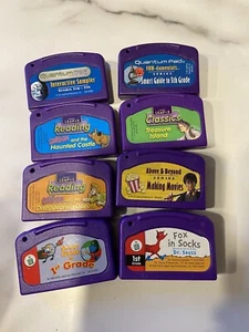 LEAP FROG LEAPPAD GAME LEARNING LOT DISNEY Dr Seuss SCOOBY QUANTUM PAD - Picture 1 of 3