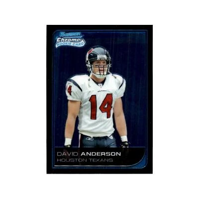 2006 Bowman Chrome David Anderson RC Football Cards #36 - Image 1 of 3