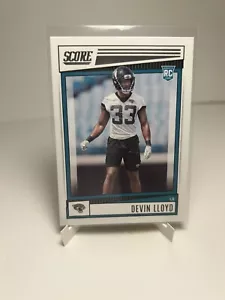 2022 Score Football Base Rookies #350 Devin Lloyd - Jacksonville Jaguars - Picture 1 of 2