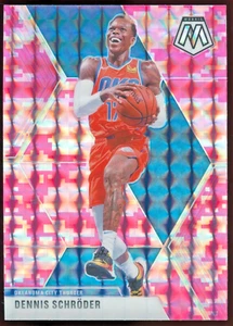 2019-20 Panini Mosaic | Dennis Schroder Pink Camo Prizm #163 | Pistons NBA - Foto 1 di 2