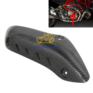 For Ducati Monster 1200 821 Exhaust Pipe Heat Shield Anti-Scald Protection Cover - Foto 1 di 7
