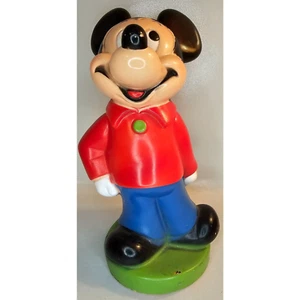 Vintage Walt Disney Play Pal Plastics Mickey Mouse Bank - Picture 1 of 8