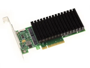 Carte PCIe 3.0 8x pour 2 SSD M.2 NVMe M Key M2 NGFF Mode BifurcatiON UNIQUEMENT - Photo 1/4