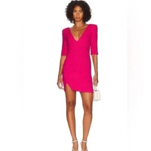 Lita by Ciara skulpturales Minikleid rosa Schafgarbe Größe X-Small neu ohne Etikett UVP 248 $ - Bild 1 von 6