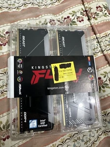 Kingston FURY 16GB (2×8GB) KIT DDR4 3600MHz CL17 Beast Black RGB - Picture 1 of 4