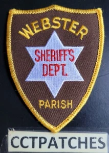 WEBSTER PARISH, LOUISIANA SHERIFF SHOULDER PATCH LA - Picture 1 of 2