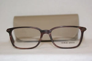 New Giorgio Armani 7030 Brushed Bordeaux Horn 5135 54-17-140 With Original Case! - Picture 1 of 3