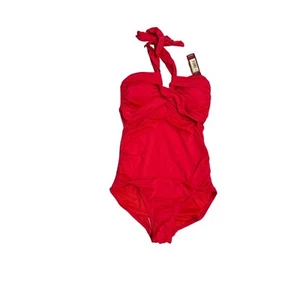 Merona Pink One Piece Pink Bathing Suit- NWT Size Small SM - Picture 1 of 3