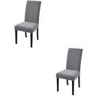 Set of 2 Seat Covers for Chairs Dining Room Armless Wedding Accent