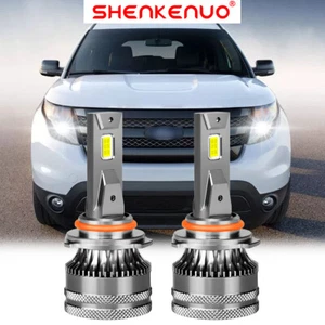 2X 9005 LED Headlights Bulbs Light For Ford Explorer 2011-2015 High Low Beam V15 - Picture 1 of 12