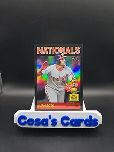 JUAN SOTO 2021 TOPPS ALL-STAR ROOKIE CUP IMAGE VARIATION #54 BLACK FOIL 6/10 - Picture 1 of 2