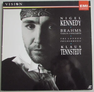 LaserDisc Nigel Kennedy Brahms violin concerto London Philarmonic K Tennstedt - Imagen 1 de 10