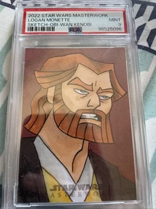 2022 Star Wars Masterwork Sketch Obi Wan Kenobi PSA 9 - Picture 1 of 2