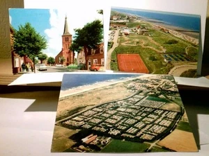 Domburg / Holland / Niederlande. 3 x Alte Ansichtskarte / Postkarte farbig, gel. - Bild 1 von 2