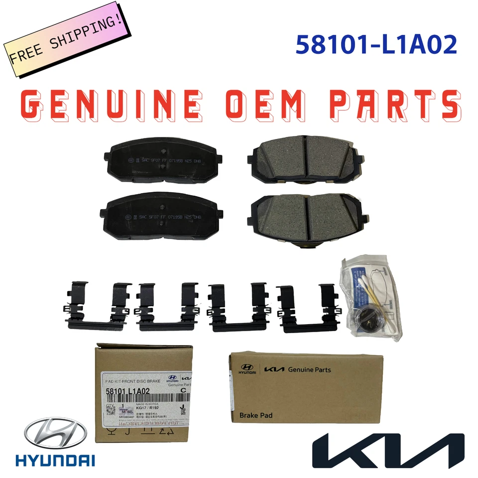 OEM Front Brake Pads Hyundai/KIA (58101-L1A02) ELANTRA SONATA K5 (2020-2025) Foto 1 de 1