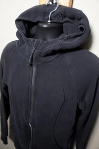 Lululemon Scuba Hoodie durchgehender Reißverschluss Damengröße 12 schwarz - Bild 1 von 9