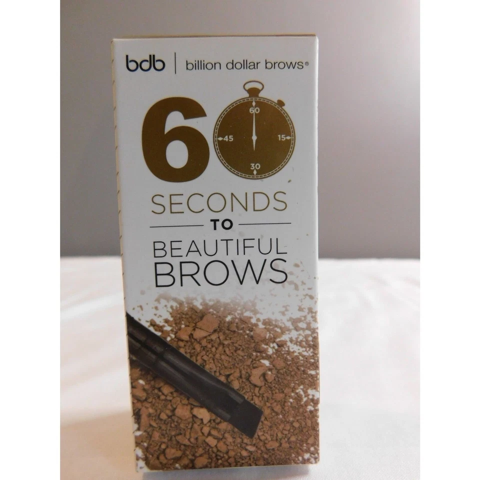 Billion Dollar Brows 60 Seconds To Beautiful Brows Kit (1X Brow-Taupe 2pcs) New - Image 1 of 4