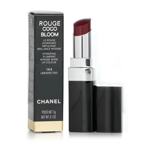 Chanel Rouge Coco Bloom Hydrating Plumping Lipstick 144 Unexpected Lips Color - Picture 1 of 1