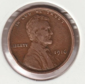 Rare 109 Year Old 1916 US Lincoln Wheat Penny Collection WWI World War WW1 Coin - Picture 1 of 2