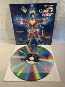 National Lampoon's Christmas Vacation Laserdisc Laser Disc Videodisc Movie Video - Foto 1 di 2