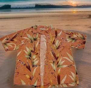 Tommy Bahama Island Silk Shirt – Men’s XL – 100% Silk – Unique Buttons – Pocket - Picture 1 of 15