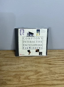 Compton's Interactive Encyclopedia 1995 Edition PC Windows Educational CD-ROM - Picture 1 of 3